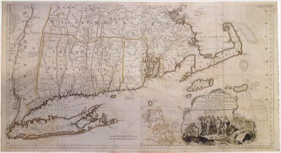 Map of New England 1774