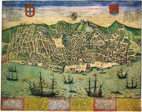 A Town Plan of Lisbon 1598
