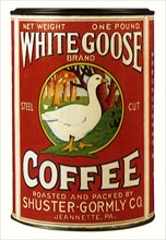 White Goose Coffee Can