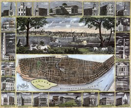 1848 Map of St. Louis 1848