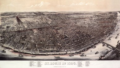 1896 View of Saint Louis.