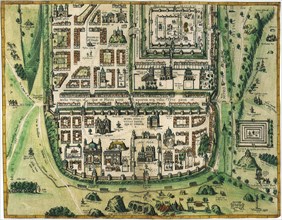 Map of Sixteenth-Century Jerusalem 1612