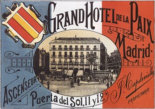 Luggage Label from Madrid