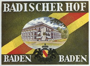 Luggage Label from West Germany