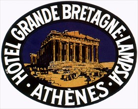 Luggage Label from Athens