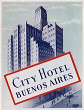Luggage Label from Buenos Aires