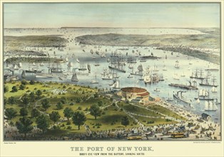 View of Port. New York City.