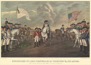 Surrender of Lord Cornwallis at Yorktown VA. 1781