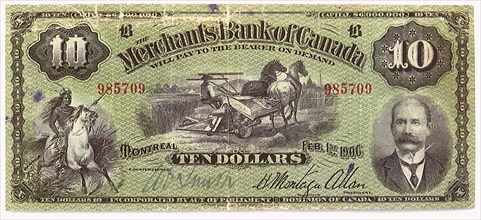 Ten Canadian Dollars