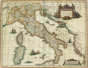 Map of Italy 1631