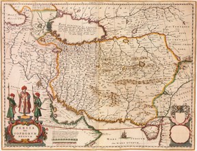 Map of Persia 1645