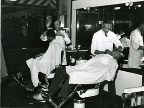 African-American-owned barber shop