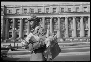 African-American postman