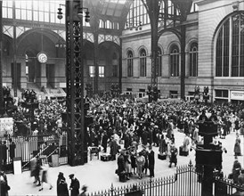 Crowd at Penn Station