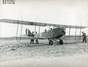 24 Aug 1918 - Curtiss JN 4 Landplane powered with 150 HP Hispano motor, Miami, Fla
