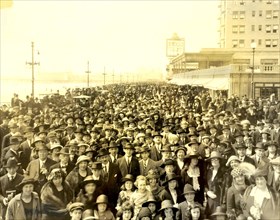 Easter promenade on the Atlantic City Boardwalk, 1920's
