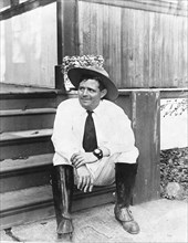 American author Jack London in 1916