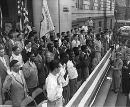 Korean War Draftees Sworn In
