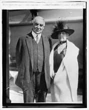 1923, no location - President Warren G. and Mrs. Florence Harding.