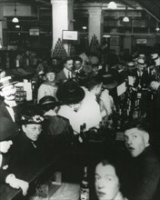 Prohibition - Stocking up on alcohol before Prohibition takes effect.