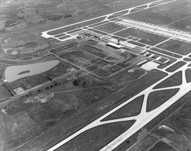 Aerial View Dulles International Airport-1985