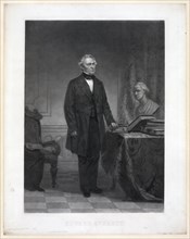 Senator Edward Everett of Massachusetts circa 1860 (politician and pastor).