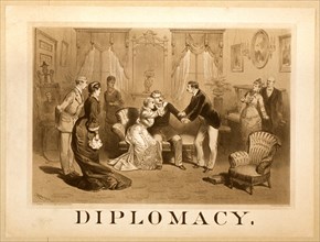 Diplomacy Theatrical Poster circa 1878.