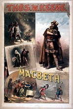 Thomas W. Keene. Macbeth circa 1884.