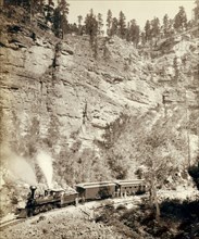 Giant Bluff.' Elk Canyon on Black Hills and Ft. P. R.R. 1890.