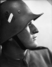 Close up of German soldier circa 1930s?.