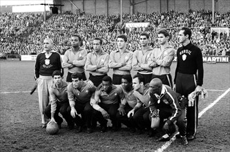 Netherlands against Brazil 1-0. Brazilian team / Date May 2, 1963.