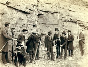 Deadwood Central R.R. Engineer Corps 1888.