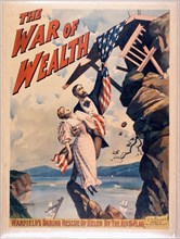The War of Wealth Poster  circa 1895.