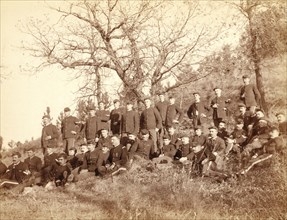Company 'C,' 3rd U.S. Infantry near Fort Meade, South Dakota 1890.