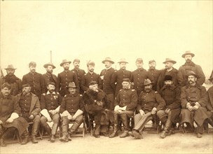 The fighting 7th officers.