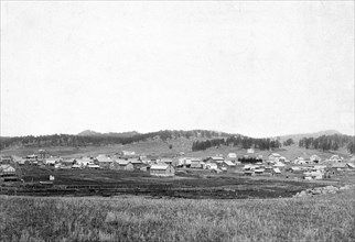 Custer City. Custer City, Dak. from the east 1890.