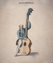 E. N. Sherr, Harp Guitar, Patented 6th Oct. 1831.