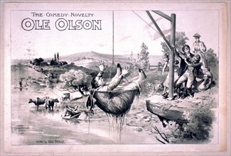 The comedy novelty, Ole Olson ca 1890.
