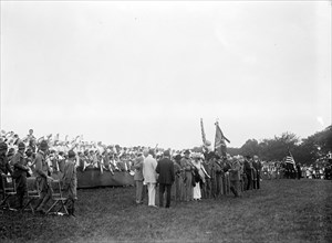 1917 Confederate Reunion - Colors on the Mall.