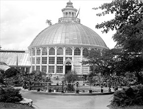 Washington D.C. Botanical Gardens -  Building on Botanical Garden Grounds circa 1917-1918.