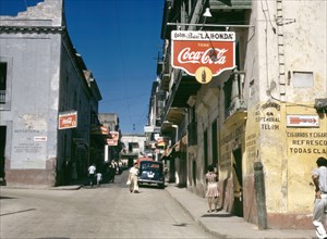 Street in San Juan, Puerto Rico December 1941.
