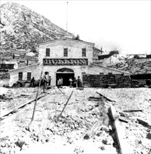 Nevada History - Bullion mine, Gold Hill, Nevada  circa 1866.