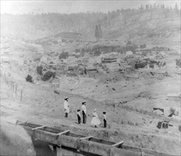 California History - Town of Volcano, Amador County, Calif. circa 1866.