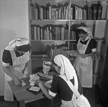 1940s Nursing School (possibly in the Netherlands) Date October 14, 1947.