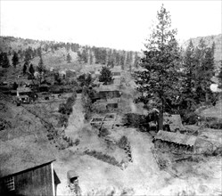 California History - Markleeville, Alpine County--the Main Street circa 1866.