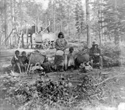 Nevada History - Washoe Indians--Lake Tahoe circa 1866.