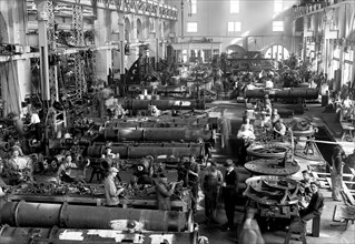 U.S. Naval Yard Torpedo Shop circa 1917.