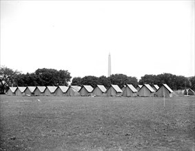 Tents errected at the Boy Scout Jamboree in Washington D.C. circa 1937.