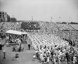 The United States Naval Academy, Class of 1940, held graduation exercises today at Annapolis, Maryland 6/6/1940.