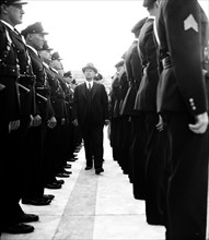 Supreme Court Police Force being inspected circa October 1936 .